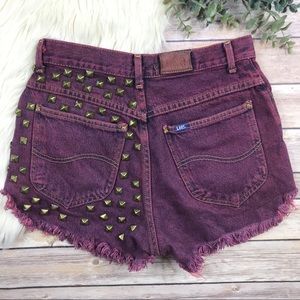 Vintage LEE High Waist Distressed Cutoff Shorts